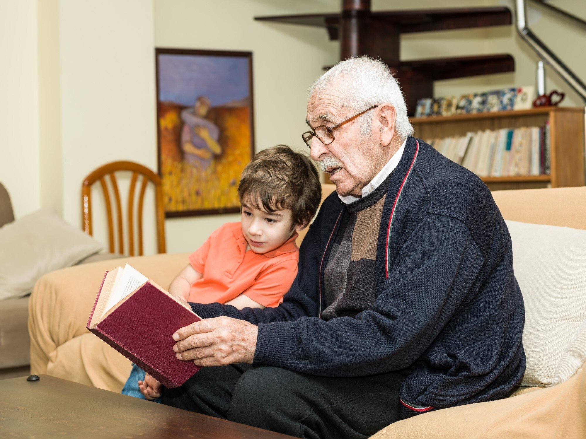 Grandpa Reading Grandpa Reading