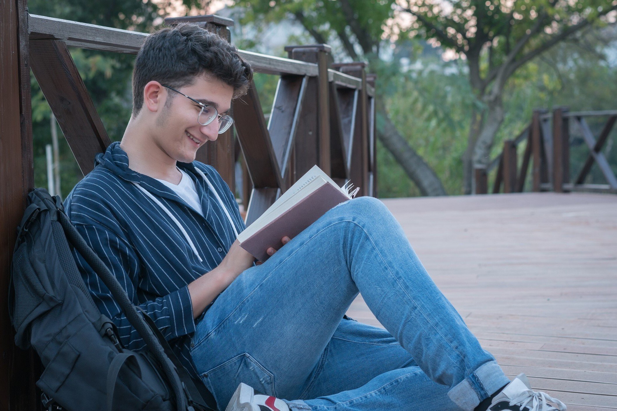 Teenager Reading Book